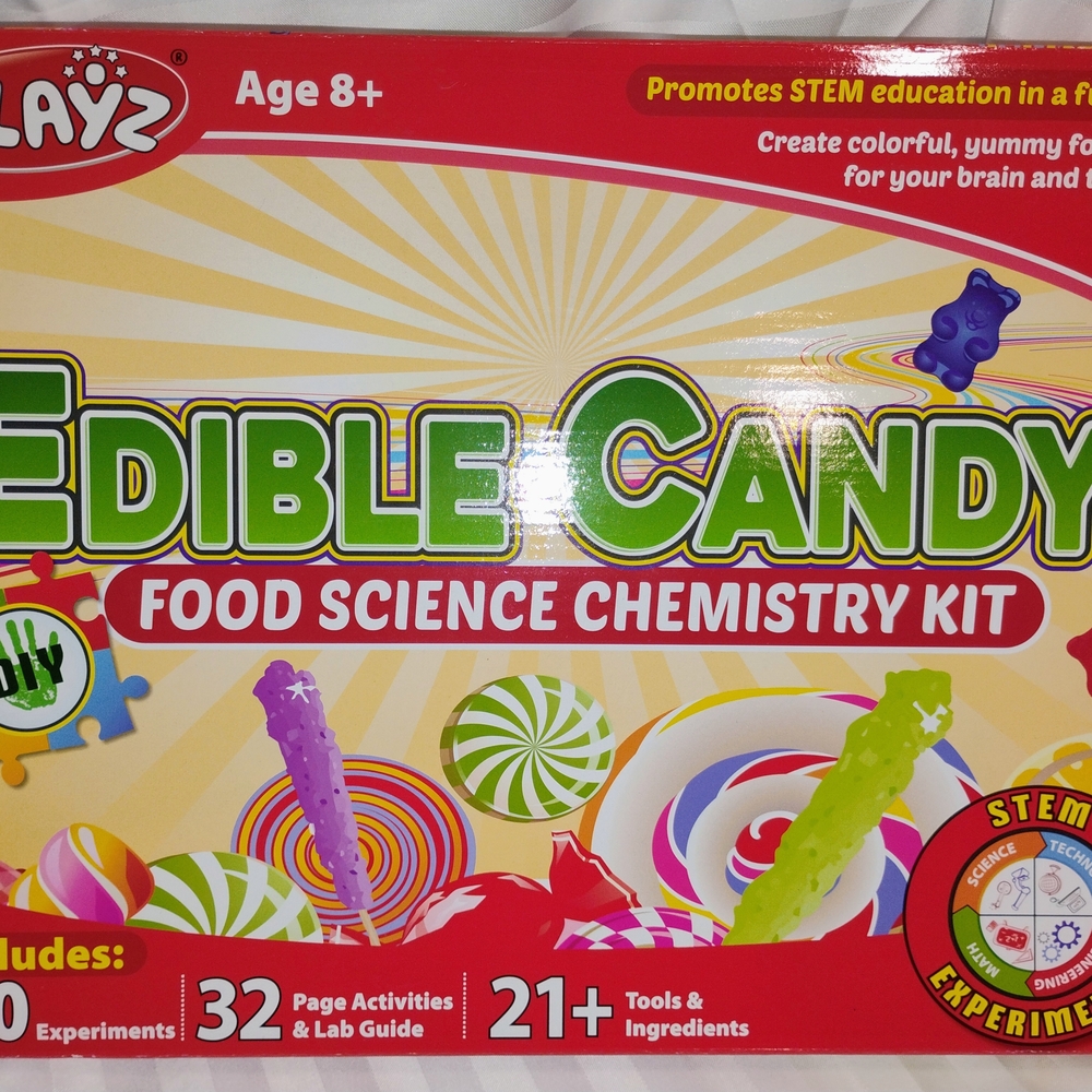 Edible Candy Food Science Chemistry Kit - Green & Purple